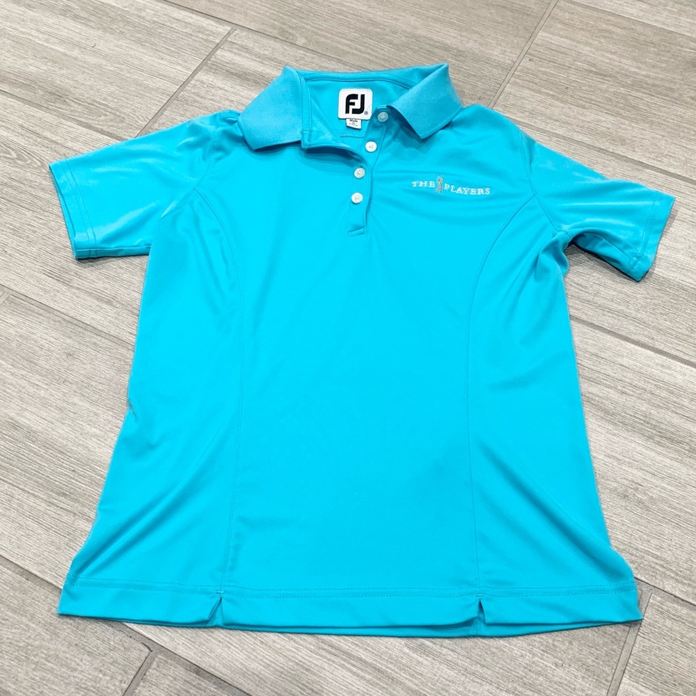 FootJoy The Players blue polo golf top